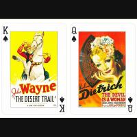 Piatnik Baraja de poker de 54 cartas Carteles de cine clásico Películas Actores Actrices Drácula Casablanca Fred Astarie Ginger Rogers John Wayne Bogart Marilyn Monroe Juego mesa Jugar Adultos Colección Coleccionable Poquer - details 4