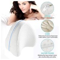 STARLEY-Almohada De Espuma De Memoria Ortopédica Para Dormir Almohada Ortopédica Para La Ciática En La Espalda Y La Cadera Alivio Del Dolor En Muslo Y Piernas Cojín De Espuma Para El Hogar Portátil 23X24X14Cm - details 1