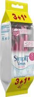 Gillette Simply Venus3 maquinillas de afeitar desechables mujer, paquete de 4 cuchillas de afeitar - details 1