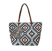 Bolso de Playa S&LE CHIC de Lona con Borlas y Gran Capacidad para Verano E Informal - details 1