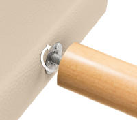 DHOME Cabecero de Polipiel o Tela AQUALINE Liso Cabeceros Cabezal Tapizado Cama Lujo (Beige Polipiel) - details 8