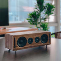 RÖTH & MYERS BOSK Altavoz HiFi - Wifi / Bluetooth. Diseño Único en Madera de Zebrano 100% Natural, Multiroom y Multichannel. Spotify, Airplay, DLNA, Óptica, 70W - details 1