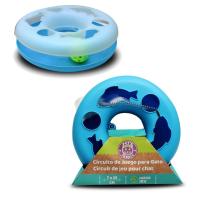 COTTECOTA-Circuito de juego para gato 7 x 25 azul. Circuito de diversión para Gatos. Pista de juego Mascotas. Juguete para mascotas. Entretenimiento para gatos. 51087 - details 4