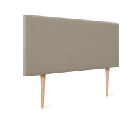 DHOME Cabecero de Lino Natural Liso Cabezal Tapizado Cama Dormitorio Moderno Top Trending (Tierra Lino) - details 5