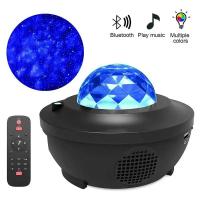 Proyector LED de cielo estrellado, Lámpara ambiental de noche con música, Altavoz Bluetooth, luz con múltiples colores, regalo romántico para parejas - details 0