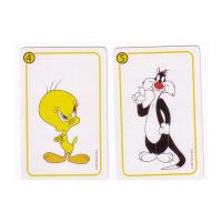 Fournier Baraja infantil de 33 cartas Looney Tunes n2 Warner Bross Original del año 1997 Piolín Silvestre Tasmania Road Runner Coyote Daffy Duck Juego En español Fabricado en España A partir de 4 años De 2 a 6 jugadores Serie nostalgia Retro Vintage - details 5