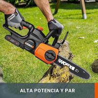 Worx WG322E.9 Motosierra a batería con espada de 25 cm de largo (no incluye batería ni cargador) - details 0