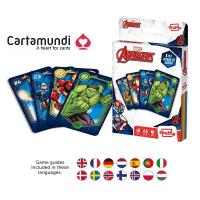 Fournier Cartamundi Shuffle Baraja de 33 cartas Vengadores Héroes Marvel 4 juegos en 1 Juego mesa Jugar Cuartetos A partir de 4 años De 2 a 4 jugadores Partidas de 10 minutos Producto oficial Familia Amigos Cine Fantasía Multi idioma - details 1