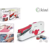 Máquina de coser portátil, Mini máquina de coser eléctrica portátil para principiantes y adultos, fácil de usar y puntada rápida adecuada para ropa, telas, bricolaje para viajes a casa - details 0