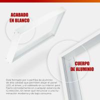 Marco Blanco  Para Empotrar Panel LED 60X30 - details 0