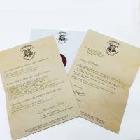 AKARURE Carta Aceptación Escuela de Magia Personalizada en Español con Lista de Materiales - details 0
