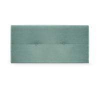 DHOME Cabecero de Polipiel o Tela AQUALINE Pro cabeceros Cabezal tapizado Cama Lujo (Verde Agua Tela) - details 3