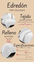 Novotextil Edredón Nórdico Microgel Blanco 350g Cama 90 200 cm Proporciona Confort Calidez Todo el Año Material de Alta Calidad Transpirable Ideal Climas Moderados Suave Resistente al Desgaste Relleno Microgel que Aporta Ligereza Calor - details 0