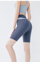 FREES COPES Pantalones Cortos de Yoga para Mujer, Cinco Puntos Fitness Sexy Levantamiento de Glúteos，seamless yoga leggings - details 8