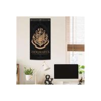 Estandarte De Pared Hogwarts De Harry Potter 47x95 Cm Negro - details 0