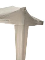 Carpa Plegable Pabellón Poliéster, Estructura Metal Cenador Plegable 3X3M Para Terraza y jardín - details 1
