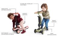 Kinderkraft Halley, Patinete 2 en 1, para Niños, Ajustable, Draisienne, Triciclo, Multifuncional, Bici, 3 Ruedas, LED, De 2 años hasta 50 Kilos - details 1