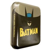 Cartamundi Baraja de poker de 55 cartas de Batman en caja metálica lata DC Comics Héroe Superhéroe Cine retro vintage Juego mesa Jugar Colección Coleccionable - details 0