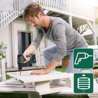 Bosch Home and Garden UniversalDrill - taladro y atornillador a batería, 18 V (1 batería, sistema de 18 V, en maletín) - details 4