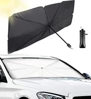 STARLEY-*Parasol plegable para parabrisas de automóvil, para bloquear los rayos ultravioleta y el calor para mantener el automóvil fresco, fácil de almacenar y usar, adecuado para automóvil, camión, SUV 130*75cm - details 0