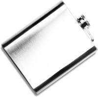 Petaca Acero Inoxidable 7 Oz 200 Ml Tapon Rosca Hip Flask Stainless Steel Drink Whiskey Vodka Case Pocket - details 2