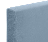 DHOME Cabecero de Lino Natural Liso Cabezal Tapizado Cama Dormitorio Moderno Top Trending (Azul Lino) - details 4