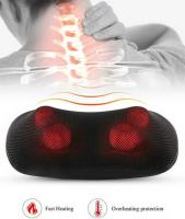 Masajeador de cuello y espalda, Almohada de Masaje Relajante con función de Calor y rotación de 360°, MaxKare XKMP 142A, Shiatsu para Hombros y Espalda, Incluye cinturón de extensión, Masaje para el Cuello - details 1