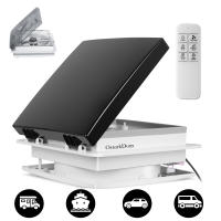 Ostark Ventilador de ventilación de Autocaravana, ECE R10 Claraboya Caravana, Ventilador de techo con luz para autocaravana de 12V con sensor de lluvia, Protección contra la lluvia para caravana - details 0