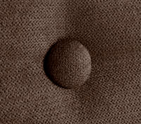 DHOME Cabecero de Polipiel o Tela Acualine Liso con Botones Tapizado Colores Cabezal Lujo Cama Dormitorio Moderno Acolchado (Marrón Tela) - details 4