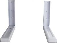 STARLEY-Soporte Pared Universal para Microondas, Extensible con 2 Brazos, Escuadras Plegables, Blanco, Ajustable 28/45.2x23.2x4.7cm hasta 30kg - details 0