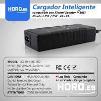 Cargador de Batería de Litio 42V 2A Compatible con Patinete Xiaomi Scooter M365 Ninebot ES1/ES2 - details 2