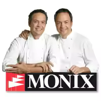 Monix Trieste - Juego de 24 cubiertos en acero inoxidable con cuchillo chuletero acabado pulido. Cuchara, tenedor, cucharilla - details 3