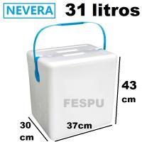 nevera de playa,camping, poliespan ,PORTATIL ,POREXPAN ,Corcho ,13/21/25/31 litros ,COLOR BLANCO ,CON ASA,cm,fespu - details 9