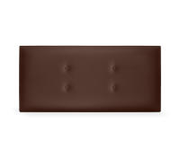DHOME Cabecero de Polipiel o Tela Acualine con 2 Hileras de Botones Colores Cabezal Tapizado Cama Lujo (Chocolate Polipiel) - details 3