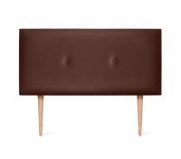 DHOME Cabecero de Polipiel o Tela Acualine Liso con Botones Tapizado Colores Cabezal Lujo Cama Dormitorio Moderno Acolchado (Chocolate Polipiel) - details 8