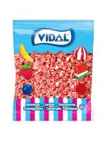 Vidal Mini Besos Twist bolsa 1 Kg - Irresisitibles Besos Twist de Vidal - Son bonitos, coloridos y están riquísimos - Golosina blanda sabor fresa nata en tamaño mini - Sin Gluten y sin Grasa - details 1