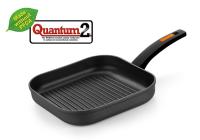 Monix Fuego - sartén Grill con rayas. Parrilla de aluminio forjado de 28 cm. Para cocina de gas, vitrocerámica e inducción - details 0