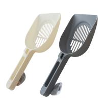 COTTECOTA-Palas para la arena de los gatos 28 cm cuchara para arena para gatos, Pala Gris/ Blanco (color al azar) para arena para gatos con pala profunda Pala Para Bandeja Higienica De Gatos Paso Fino Scoopy Paleta. - details 0