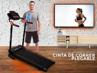 Bonplus BP Cinta de Correr Plegable, Velocidad 12 Km/h, Cinta de Andar Eléctrico, APP Incluida,  3 Niveles de inclinación, Pantalla LCD, Soporte Móvil, Altavoces Incluidos con Puerto USB, Puerto MP3, 2 Portabotellas, Peso MAX 100 Kg - details 2
