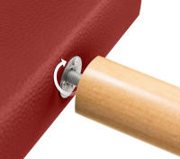 DHOME Cabecero Capitone Tapizado Polipiel o Tela Acualine con 8cm de Grosor Cabezales de Cama Acolchado Capitoné Cabeceros de Cama (Rojo Polipiel) - details 9
