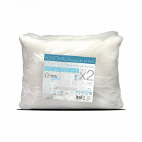 STARLEY-Almohada viscoelástica 2 uds 50x70cm,máximo confort, tacto suave, comodidad, posición corporal correcta, poliester, almohada, almohadas, almohadas para dormir - details 1