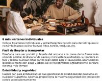 Mellerware - Raclette Yummy 1400W de potencia / Función grill y plancha Placas reversibles y extraíbles / para 8 personas - details 3