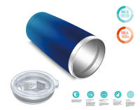 Taza Termo Café 600ml (10 Colores) y Te para Llevar en Mano o en Coche - Taza Térmica de Acero Inoxidable con Tapa Botella, Vaso (QC600 BOTELLA 1099) - details 1
