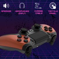 NK Mando para PS4 / PS3 / PC / Móvil Inalámbrico - Wireless Controller con Dualshock, Función Detección 6 ejes, Luz LED, Panel Táctil, Entrada para Auriculares, Cable de Carga incluido - Negro - details 0