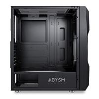 ABYSM Gaming Caja PC ATX Danube HRON Black con 1 Ventilador Frontal de 20 cm, 1 Ventilador Lateral de 12 cm, 1 x USB 3.0, 2 x USB 2.0, Conectores Micrófono y Auriculares, Filtro Superior y HUB - details 2
