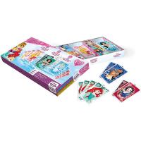 Fournier Cartamundi Shuffle Tripack de 3 barajas de cartas de  Princesas Disney Juego de familias, acción y parejas o memory Cuartetos Instrucciones multi idioma  A partir de 4 años De 2 a 4 jugadores Partidas de 10 minutos - details 1