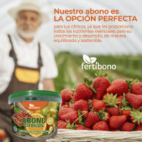 FERTIBONO Abono Citricos, 20-5-10 con Hierro, Calcio, Materia Orgánica, Azufre, Magnesio y Manganeso - (2Kg) - Estimula el Crecimiento y Fortalecimiento de las Raíces de tus Cítricos - details 0