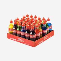Reyes Botellitas refrescantes de golosina líquida - Bandeja de 36 unidades con 105 ml cada una - Diferentes colores surtidos - details 0