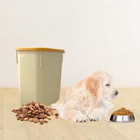 UNUSUAL- Recipiente de comida seca para perros y/o gatos grande hasta 2.7litros, hermético, antiolor, Contenedor para Comida y golosinas para perros, con herméticas , Cajas Almacenamiento para Alimentos para mascotas,Capacidad 3 Litros. F54402 - details 0