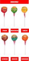 Chupa Chups Flower Bouquet - Ramo de caramelos con palo Chupa Chups de sabores surtidos: fresa, manzana, limón, cereza, sandía y naranja. El producto contiene 19x12 gr. de caramelos con palo - hora en este formato de ramo ideal para regalar - details 2
